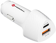 forcell carbon car charger type c 30 pd20w usb qc30 18w 5a cc50 1a1c white total 38w photo forcell carbon car charger type c 30 pd20w usb qc30 18w 5a cc50 1a1c white total 38w photo