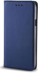 smart magnet case for motorola moto g60 navy blue photo