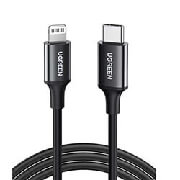 ugreen charging cable lightning mfi us171 18w pd type c i6 black 1m 60751 3a photo ugreen charging cable lightning mfi us171 18w pd type c i6 black 1m 60751 3a photo