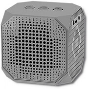 qoltec bluetooth speaker 3w double speaker gray photo