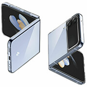 spigen airskin crystal clear for samsung galaxy z flip 4 photo