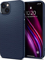 spigen liquid air navy blue for iphone 14 max photo