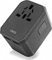 uniq voyage all in one 33watt 2x usb port travel charger eu uk usa aus photo