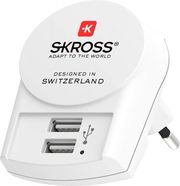 skross euro usb charger 2 x usb a 24a photo skross euro usb charger 2 x usb a 24a photo