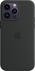 apple iphone 14 pro max silicone case with magsafe midnight mptp3 photo
