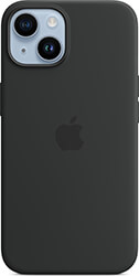 apple iphone 14 silicone case with magsafe midnight mpru3 photo