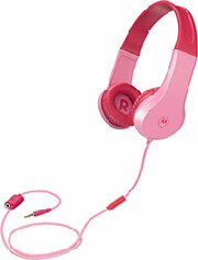 motorola jr200 pink on ear paidika akoystika hands free me splitter photo