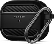 spigen rugged armor black for airpods pro 2 photo