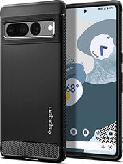 spigen rugged armor black for google pixel 7 photo