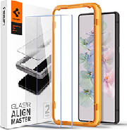 spigen glass alignmaster 2 pack clear for google pixel 7 photo