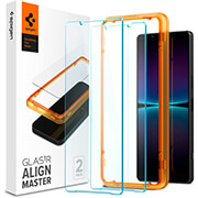 spigen glass alignmaster 2 pack for sony xperia 1 iv photo