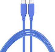 4smarts usb type c to usb type c silicone cable high flex 60w 15m blue photo