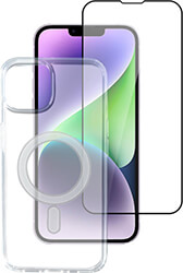 4smarts 360 starter set with x pro full cover glass and ultimag case for apple iphone 14 plus photo