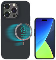 4smarts liquid silicone case cupertino with ultimag for apple iphone 14 pro max black photo
