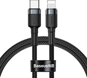 baseus cafule cable usb type c to lightning pd 18w 1m grey black photo