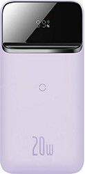 baseus powerbank qi wireless magnetic 10000mah 20w purple