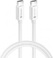 forcell cable type c to type c qc40 5a 20v pd100w 1m white photo