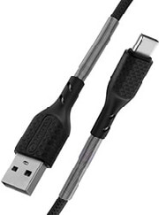 forcell carbon cable usb to type c 20 24a cb 02a black 1m photo