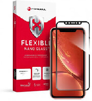 forcell flexible nano glass 5d for iphone xr 11 black photo