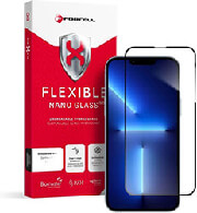 forcell flexible nano glass 5d for iphone 13 pro max 14 plus black photo