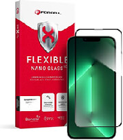 forcell flexible nano glass 5d for iphone 13 13 pro 14 black photo
