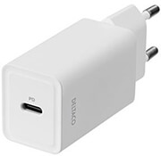 deltaco usbc ac133 wall charger usb c pd 18w white photo