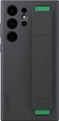 silicone grip cover for samsung galaxy s23 ultra s918 black ef gs918tb photo