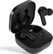 qcy t13 tws black dual driver 4 mic noise cancel true wireless earbuds quick charge 380mah photo