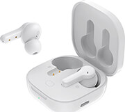 qcy t13 tws white dual driver 4 mic noise cancel true wireless earbuds quick charge 380mah photo