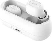 qcy t1c tws white true wireless earbuds 50 bluetooth headphones 80hrs photo