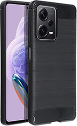 carbon case for xiaomi redmi note 12 pro 5g black photo