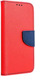 fancy book case for xiaomi redmi note 12 5g red navy photo