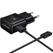 samsung wall charger ta200nbe 15w 1x usb with type c cable black bulk photo