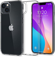 spigen air skin hybrid crystal clear for iphone 14 photo