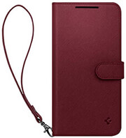spigen wallet s plus burgundy for samsung galaxy s23  photo
