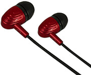 esperanza eh193 earphones with microphone eh193 black and red photo