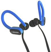 esperanza eh197 earphones with microphone black and blue photo
