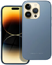 roar matte glass case for iphone 14 pro blue photo