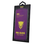 tempered glass og premium for iphone xr 11 black frame photo
