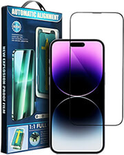 5d full glue tempered glass for iphone 13 13 pro 14 black applicator photo