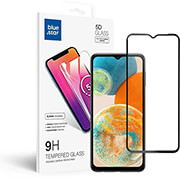Blue Star Tempered Glass For Samsung A23 5G Full Face (Full Glue With Frame/Small Size) Black
