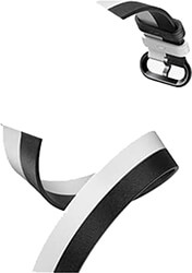 xiaomi smart band 8 double wrap strap black and white photo