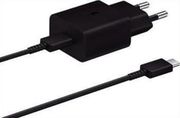 samsung wall charger 25w 3a usb type c black cable type c ep t2510xb photo