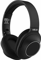 akai bth p23 asyrmata bluetooth over ear akoystika hands free me micro sd kai radiofono photo