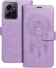 mezzo book case for xiaomi redmi note 12 4g dreamcatcher purple photo