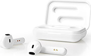 nedishpbt2052wt fully wireless earphones bluetooth touch control charging case built in microphone photo