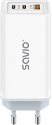 savio la 07 wall usb charger quick charge power delivery 30 65w photo