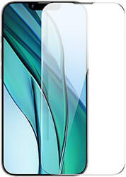 baseus crystal tempered glass dust proof 03mm iphone 14 plus 13 pro max photo