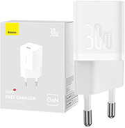 baseus mini wall charger gan5 30w white photo
