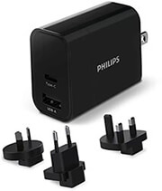 philips dlp2621t grs grigoros fortistis taxidioy me antaptores kai thyres usb a usb c 30w photo